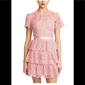 Self Portrait dress pink size 4